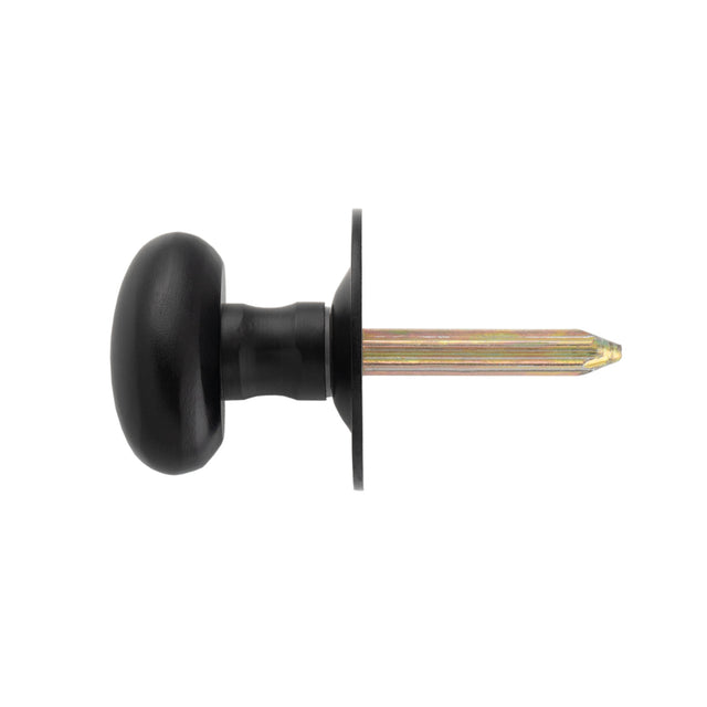 High quality image of Carlisle Brass - thumbturn to suit rackbolt (oval) - spline spindle - matt black - 38mm | Sku. aa33mb | Trade Door Handles.