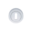 High quality image of Manital - Standard Profile Escutcheon - Satin Chrome | Sku. aa3sc | Trade Door Handles.
