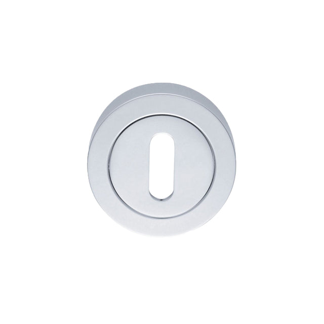 High quality image of Manital - Standard Profile Escutcheon - Satin Chrome | Sku. aa3sc | Trade Door Handles.