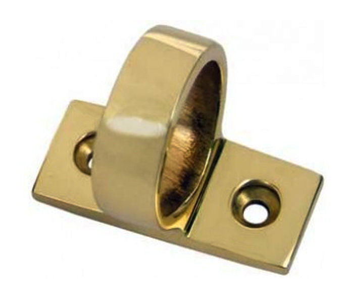 High quality image of Carlisle Brass - Ring Sash Lift Horizontal fit - Polished Brass | Sku. aa42r | Trade Door Handles.