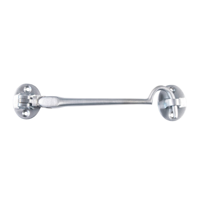High quality image of Carlisle Brass - Silent Pattern Cabin Hook 97mm - Satin Chrome | Sku. aa61sc | Trade Door Handles.