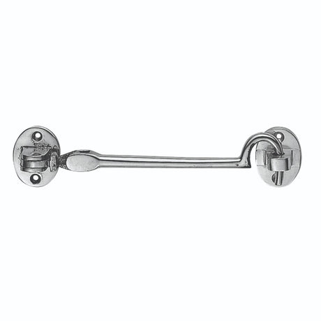 High quality image of Carlisle Brass - Silent Pattern Cabin Hook 154mm - Polished Chrome | Sku. aa62cp | Trade Door Handles.