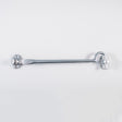 High quality image of Carlisle Brass - Silent Pattern Cabin Hook 245mm - Satin Chrome | Sku. aa64sc | Trade Door Handles.