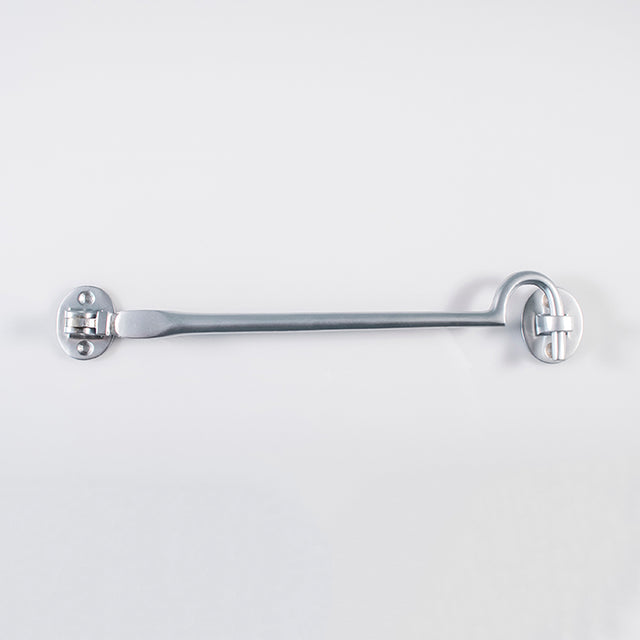 High quality image of Carlisle Brass - Silent Pattern Cabin Hook 245mm - Satin Chrome | Sku. aa64sc | Trade Door Handles.