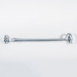 High quality image of Carlisle Brass - Silent Pattern Cabin Hook 300mm - Satin Chrome | Sku. aa65sc | Trade Door Handles.