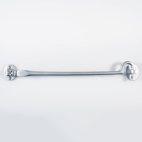 High quality image of Carlisle Brass - Silent Pattern Cabin Hook 300mm - Satin Chrome | Sku. aa65sc | Trade Door Handles.