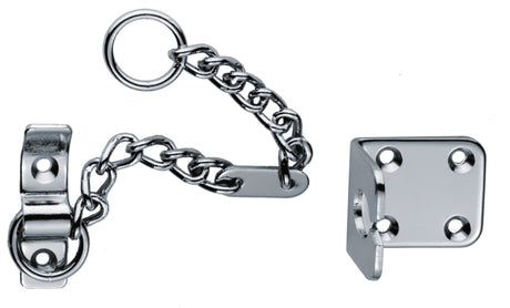 High quality image of Carlisle Brass - Heavy Door Chain - Polished Chrome | Sku. aa75cp | Trade Door Handles.