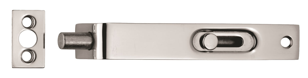 High quality image of Carlisle Brass - Sunk Slide Flush Bolt - Polished Chrome | Sku. aa79cp | Trade Door Handles.