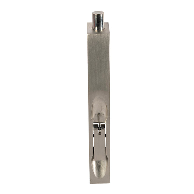 High quality image of Carlisle Brass - Lever Action Flush Bolt 152mm - Satin Nickel | Sku. aa80sn | Trade Door Handles.