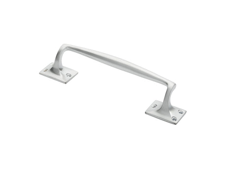 High quality image of Carlisle Brass - Pub Style Pull Handle - Satin Chrome | Sku. aa92sc | Trade Door Handles.