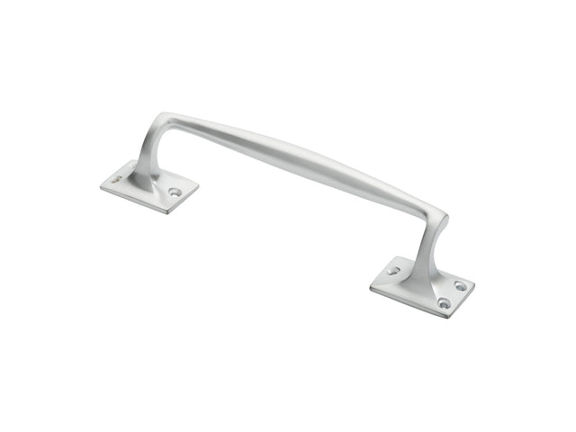 High quality image of Carlisle Brass - Pub Style Pull Handle - Satin Chrome | Sku. aa92sc | Trade Door Handles.