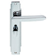 High quality image of Carlisle Brass - Art Deco Lever on WC Backplate - Polished Chrome | Sku. adr013cp | Trade Door Handles.