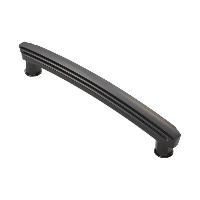 High quality image of Carlisle Brass - Art Deco Handle - Matt Black | Sku. adr502cmb | Trade Door Handles.