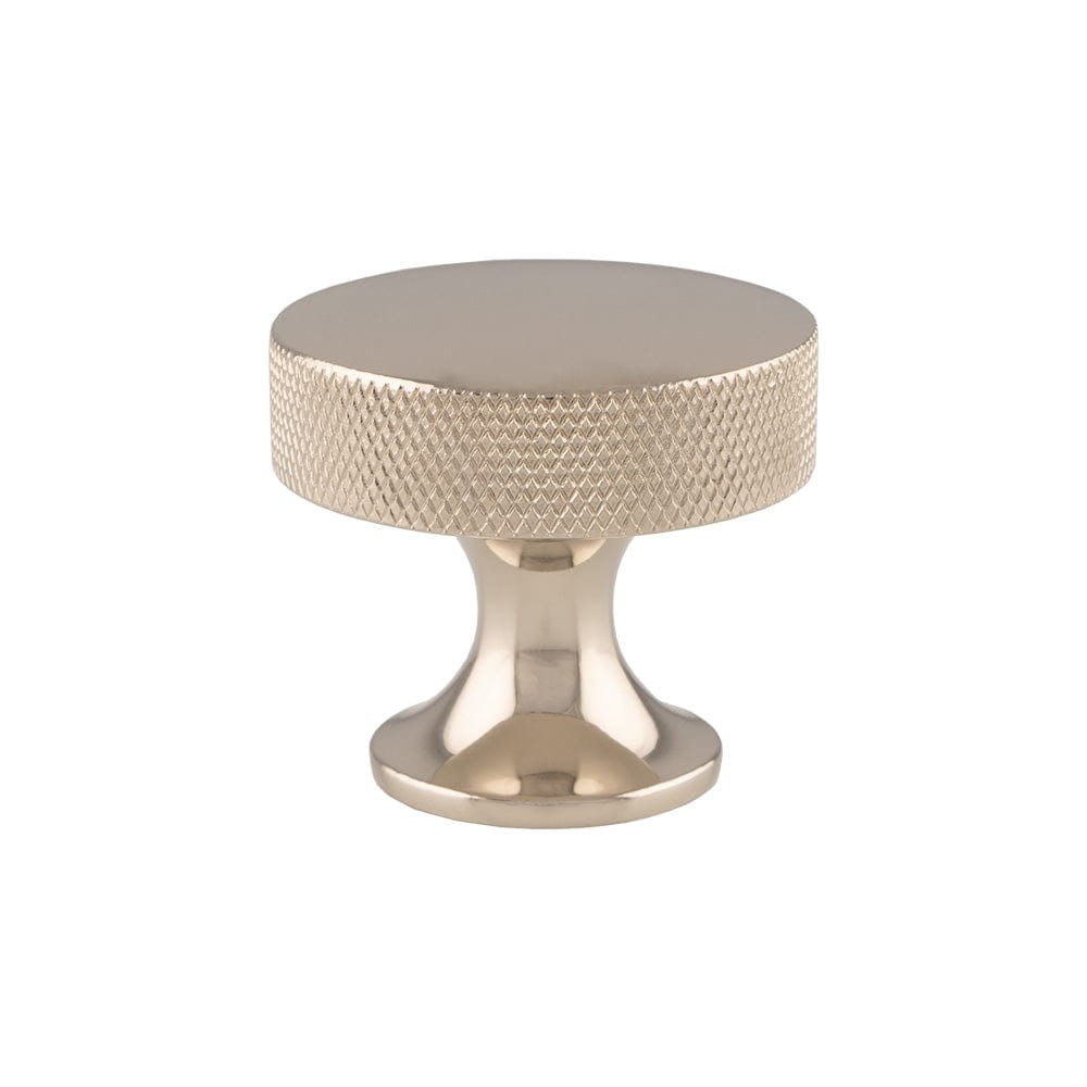 Alexander & Wilks Cabinet Hardware Polished Nickel / Cabinet Knobs / 38mm Dia. Alexander & Wilks Berlin Cupboard Knob - Polished Nickel - 38mm
