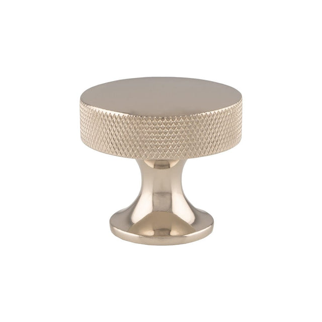 Alexander & Wilks Cabinet Hardware Polished Nickel / Cabinet Knobs / 38mm Dia. Alexander & Wilks Berlin Cupboard Knob - Polished Nickel - 38mm