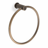 Alexander & Wilks Accessories Antique Brass / Towel Rings Alexander & Wilks - Brunel Diamond Knurled Towel Ring - Antique Brass