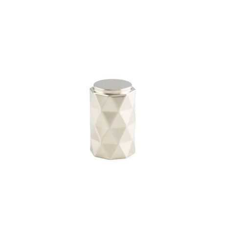 Alexander & Wilks Cabinet Hardware Polished Nickel PVD / Cabinet Knobs / 30mm Dia. Alexander & Wilks Diamond Cut Cylinder Cabinet Knob - 30mm - Polished Nickel PVD
