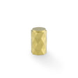 Alexander & Wilks Cabinet Hardware Satrin Brass PVD / Cabinet Knobs / 30mm Dia. Alexander & Wilks Diamond Cut Cylinder Cabinet Knob - 30mm - Satin Brass PVD