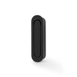 Alexander & Wilks Door Furniture Black / Door Edge Pull Alexander & Wilks - Radius Sliding Door Edge Pull - Black