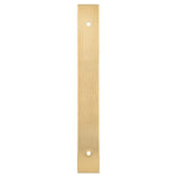 Alexander & Wilks Cabinet Hardware Satin Brass PVD / Cabinet Pull Backplate / 168x22x3mm Alexander & Wilks Rectangular Cabinet Pull Backplate - SatinBrass PVD - 168x22x3mm