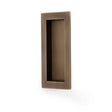 Alexander & Wilks Door Furniture Antique Brass / Flush Pull Alexander & Wilks - RECTANGULAR FLUSH PULL - 100X45MM - Antique Brass