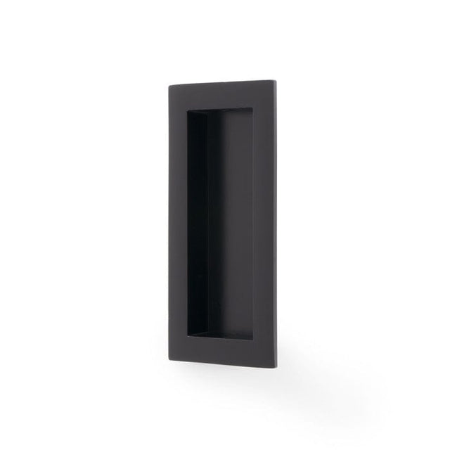 Alexander & Wilks Door Furniture Black / Flush Pull Alexander & Wilks - RECTANGULAR FLUSH PULL - 100X45MM - Black