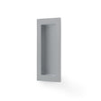 Alexander & Wilks Door Furniture Satin Chrome / Flush Pull Alexander & Wilks - RECTANGULAR FLUSH PULL - 100X45MM- Satin Chrome
