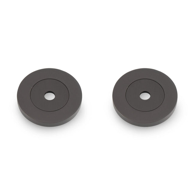 Alexander & Wilks Door Furniture Dark Bronze PVD / Rose Packs Alexander & Wilks Rose Packs to Suit Pull Handles - Dark Bronze PVD