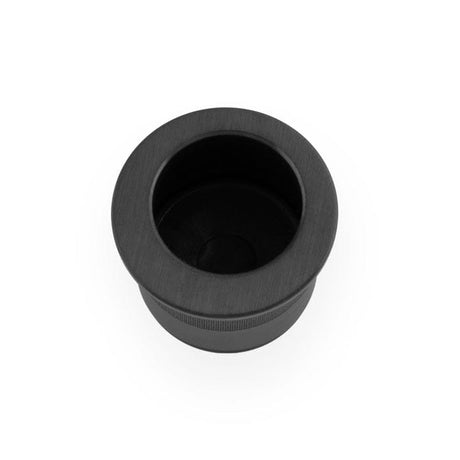 Alexander & Wilks Door Furniture Dark Bronze PVD / Finger Edge Pull Alexander & Wilks - Round Sliding Door Finger Edge Pull-Dark Bronze PVD