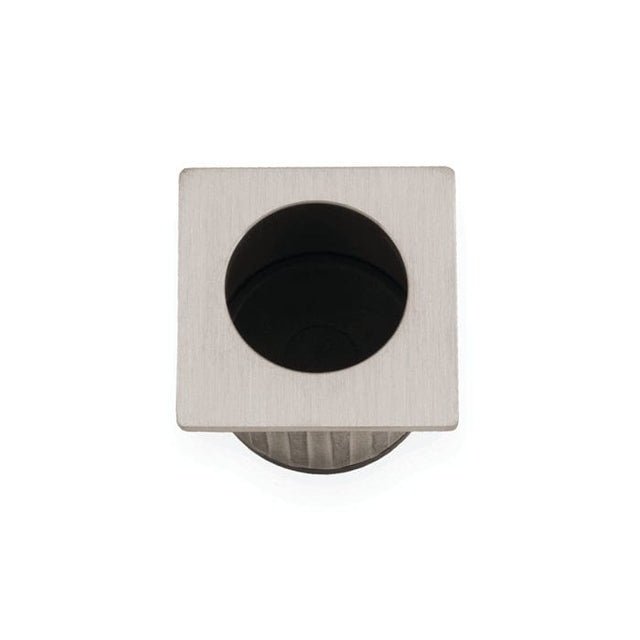 Alexander & Wilks Door Furniture Satin Nickel / Door Edge Pull Alexander & Wilks - Sliding Door Finger Edge Pull (Square) Satin Nickel