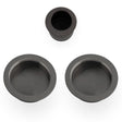 Alexander & Wilks Door Furniture Dark Bronze PVD / Flush Pull Alexander & Wilks - Sliding door pull kit-Dark Bronze PVD