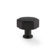 Alexander & Wilks Cabinet Hardware Black / Cabinet Knobs Alexander & Wilks - Vesper Hex Cabinet Knob - Black