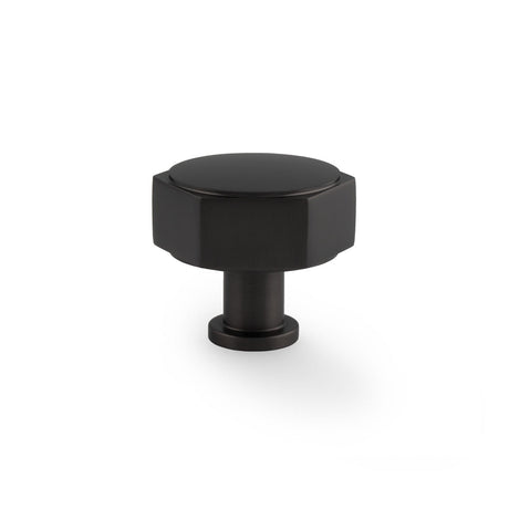 Alexander & Wilks Cabinet Hardware Black / Cabinet Knobs Alexander & Wilks - Vesper Hex Cabinet Knob - Black