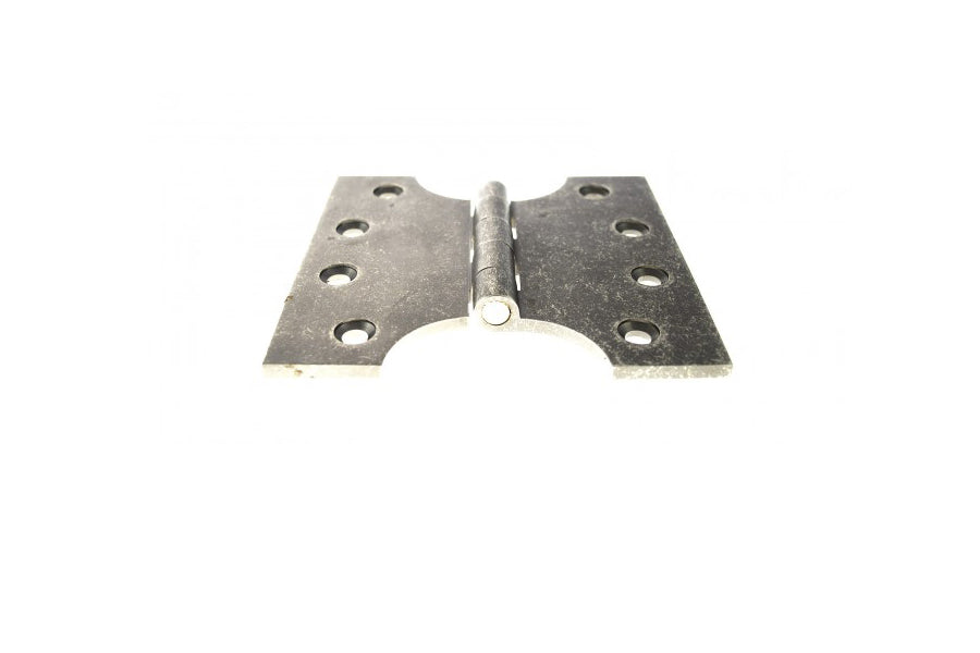Quality image of Atlantic (Solid Brass) Parliament Hinges 4" x 2" x 4mm - Distressed Silver | Sku. aph424ds | available from Trade Door Handles.