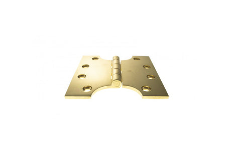 Quality image of Atlantic (Solid Brass) Parliament Hinges 4" x 2" x 4mm - Polished Brass | Sku. aph424pb | available from Trade Door Handles.