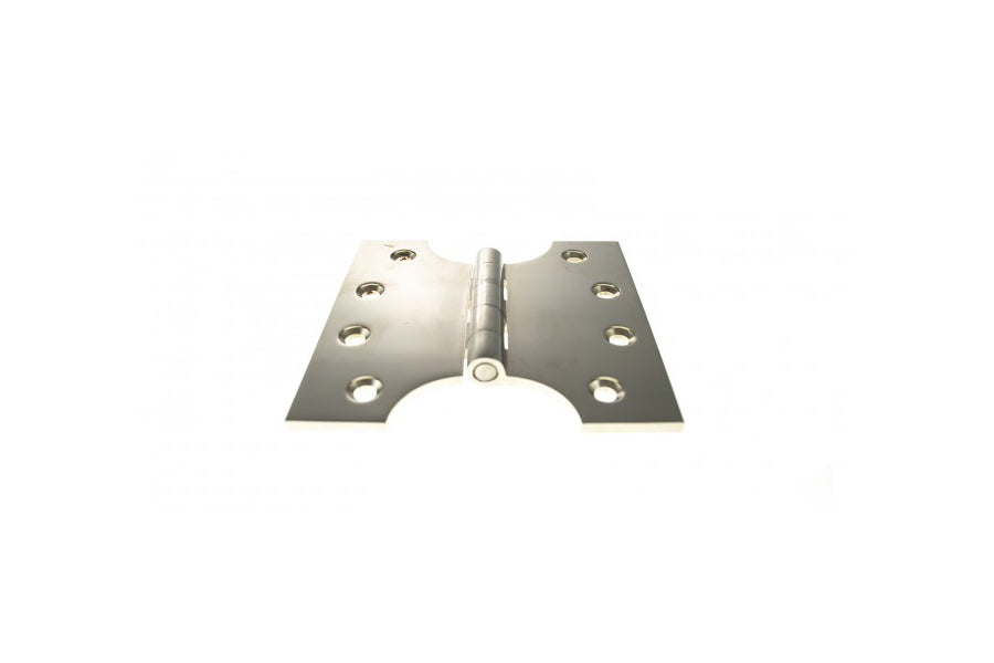 Quality image of Atlantic (Solid Brass) Parliament Hinges 4" x 2" x 4mm - Polished Nickel | Sku. aph424pn | available from Trade Door Handles.