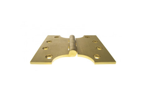 Quality image of Atlantic (Solid Brass) Parliament Hinges 4" x 2" x 4mm - Satin Brass | Sku. aph424sb | available from Trade Door Handles.