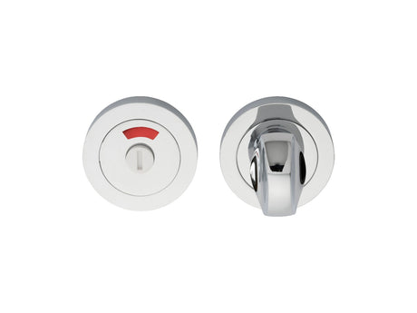 High quality image of Manital - Turn and Release with Indicator - Polished Chrome | Sku. aq11cp | Trade Door Handles.