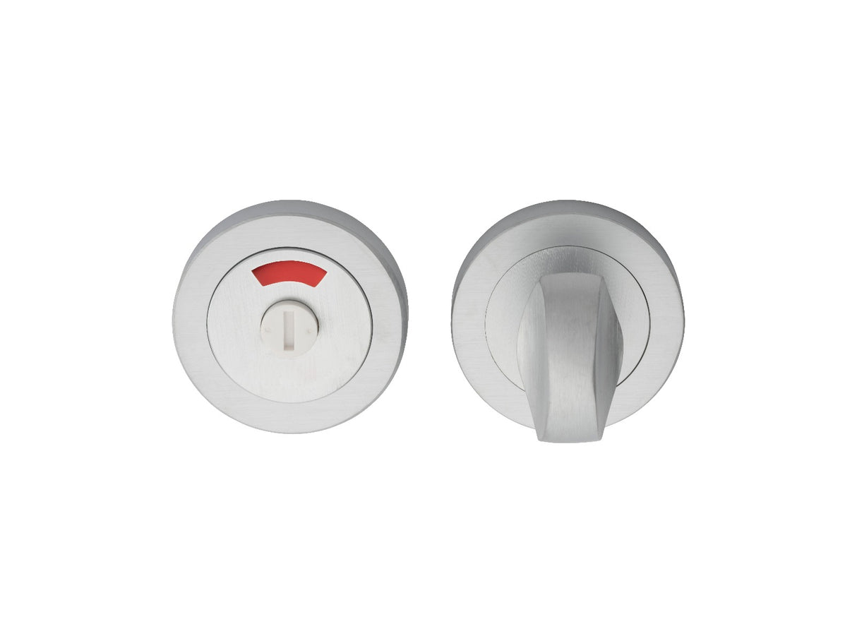 High quality image of Manital - Turn and Release with Indicator - Satin Chrome | Sku. aq11sc | Trade Door Handles.