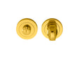 High quality image of Manital - Standard Turn and Release - Polished Brass | Sku. aq12 | Trade Door Handles.