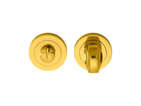 High quality image of Manital - Standard Turn and Release - Polished Brass | Sku. aq12 | Trade Door Handles.