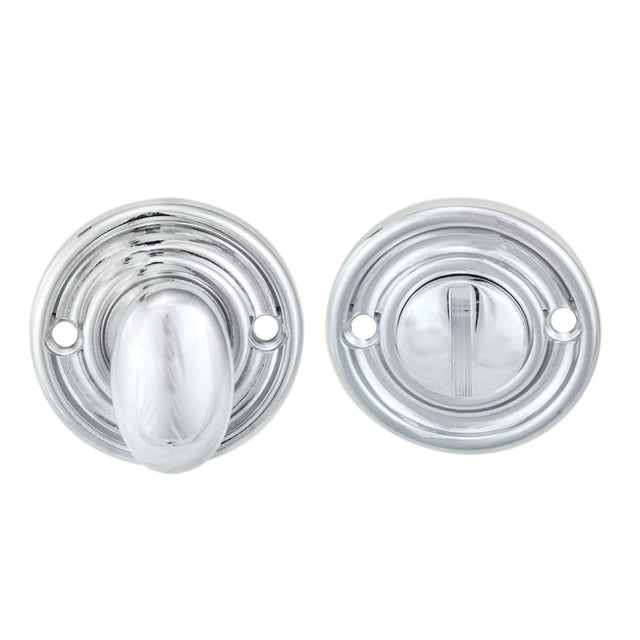 High quality image of Carlisle Brass - Oval Turn and Release - Polished Chrome | Sku. aq133cp | Trade Door Handles.