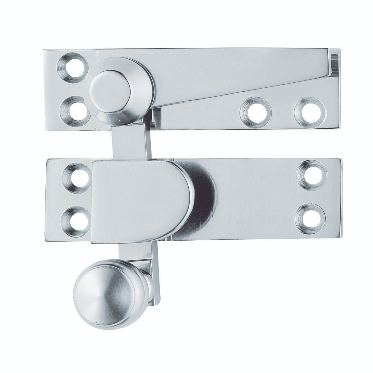 High quality image of Carlisle Brass - Architectural Quality Quadrant Sash Fastener - Satin Chrome | Sku. aq39sc | Trade Door Handles.