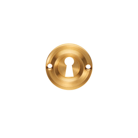 High quality image of Carlisle Brass - Small Escutcheon - Satin Brass | Sku. aq41sb | Trade Door Handles.