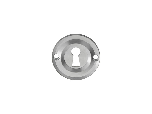 High quality image of Carlisle Brass - Small Escutcheon - Satin Chrome | Sku. aq41sc | Trade Door Handles.
