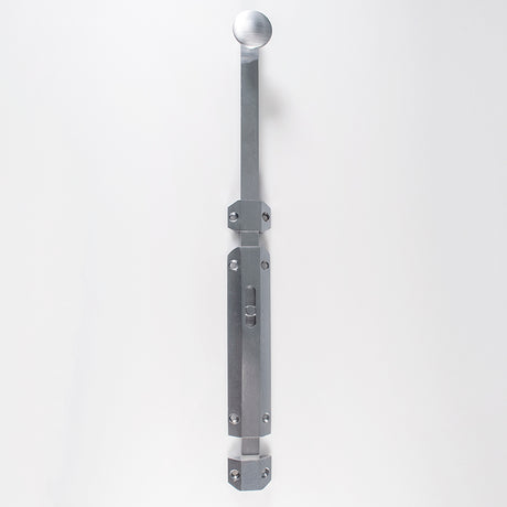 High quality image of Carlisle Brass - Surface Bolt - extended 355mm - Satin Chrome | Sku. aq82exsc | Trade Door Handles.