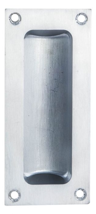 High quality image of Carlisle Brass - Flush Pull - Satin Chrome | Sku. aq90sc | Trade Door Handles.