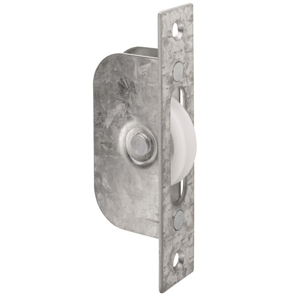 High quality image of Carlisle Brass - Sash Window Axle Pulley Galvanised Forend - Galvanised | Sku. aq91 | Trade Door Handles.