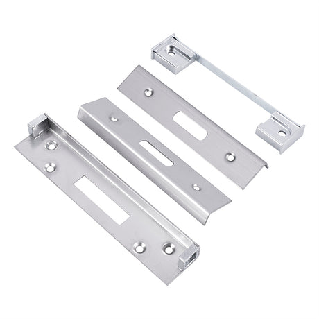 High quality image of Eurospec - BS Rebate Set (DeadLock) - Satin Stainless Steel | Sku. arb5205sss | Trade Door Handles.