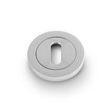 High quality image of Alexander & Wilks - Escutcheon Standard Profile On 50X6mm Rose Polished Chrome | Sku. aw391pc | Trade Door Handles.